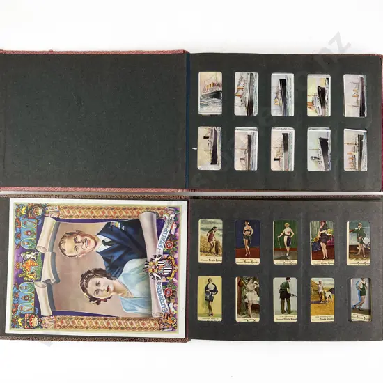 Two Cigarette Card Albums semi complete