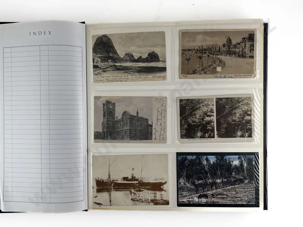 Album Mixed Vintage and Modern Post Cards with some NZ Image 1++