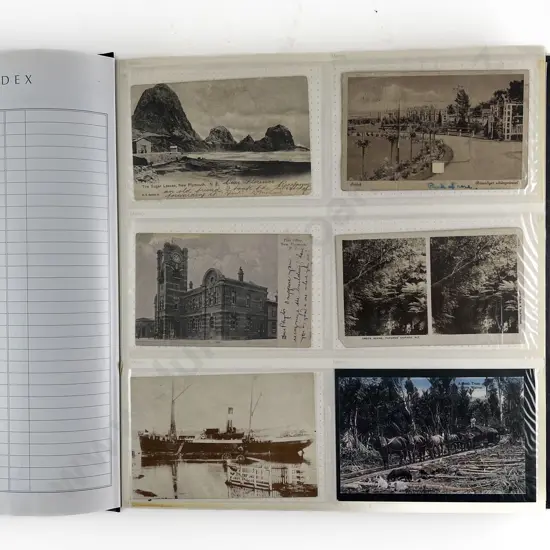 Album Mixed Vintage and Modern Post Cards with some NZ