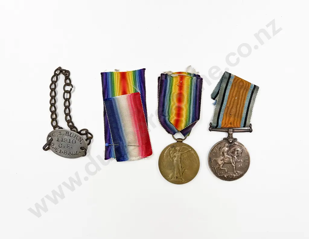 NZ WWI War and Victory Medals Image 1++