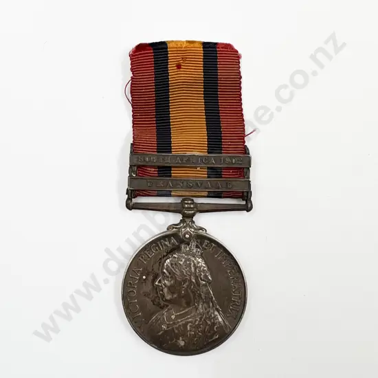 Queens South Africa Medal with two bars