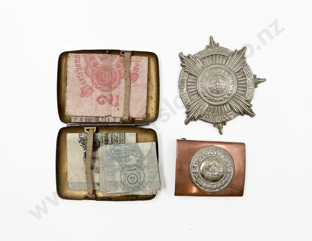 WWI German Gottmituns Belt Buckle Image 1++