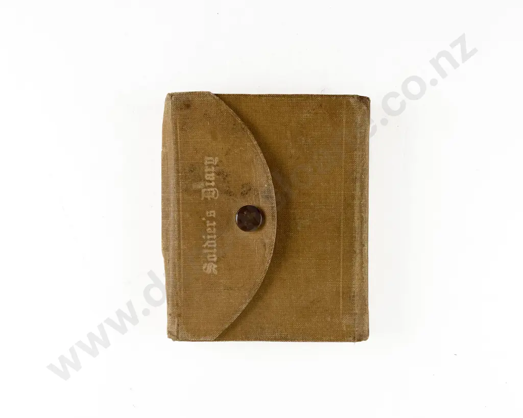 WWI NZ Soldiers Diary Image 1++