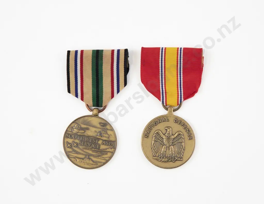 Two USA Service Medals Image 1++