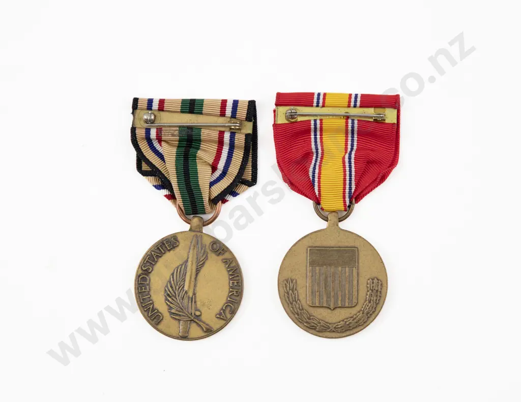 Two USA Service Medals Image 1++