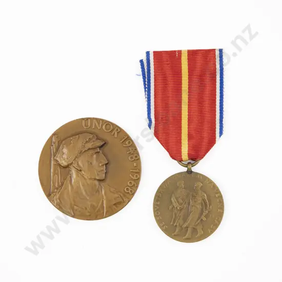 Two Czech Commemorative Medals