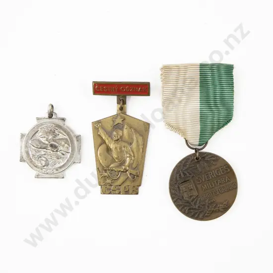 Čestný odznak ČSPB Brooch and two others