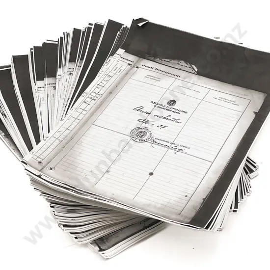 Photocopy School Attendance Register of the Italian Primary School Suani Ben Aden 1936-37