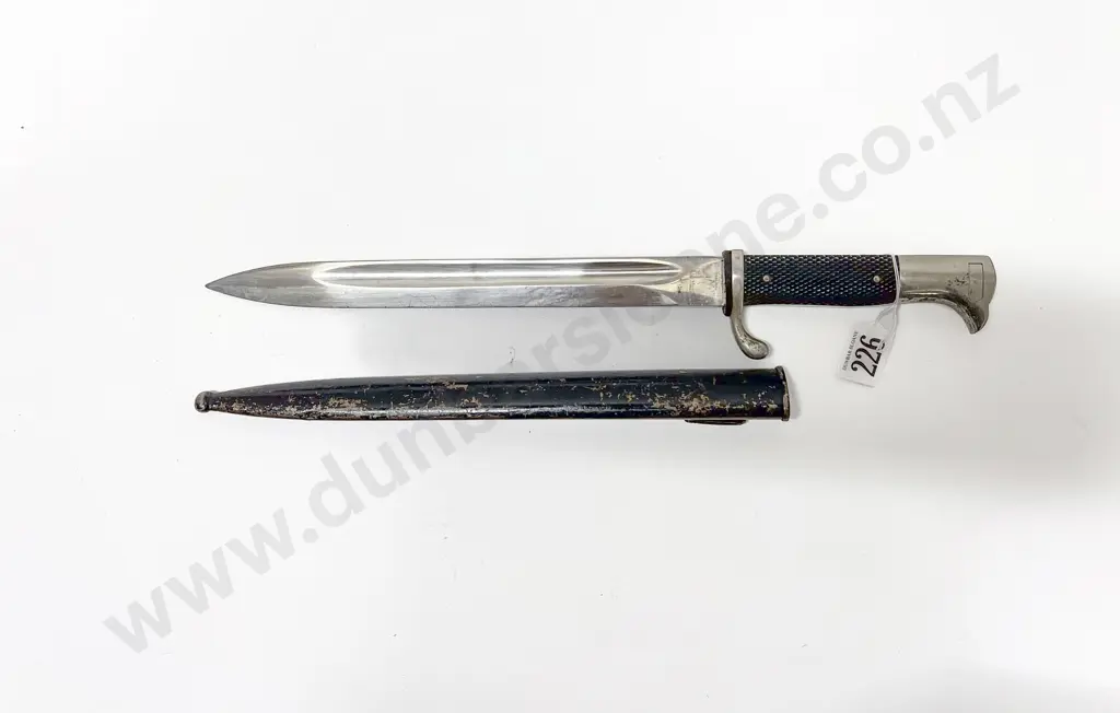 WWII German Parade Bayonet with Scabbard Image 1++