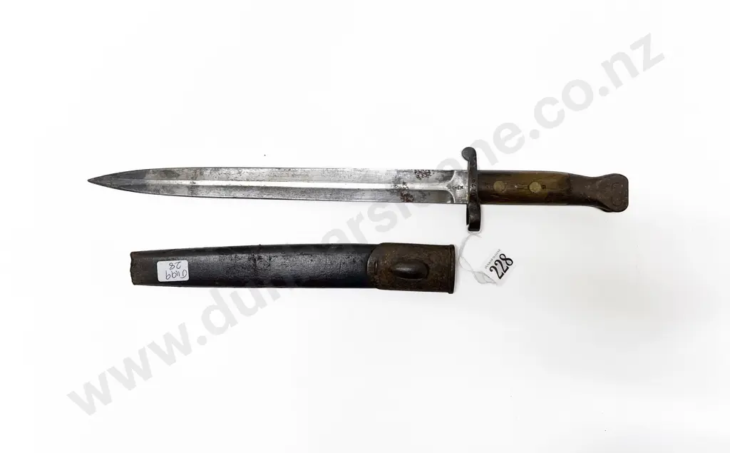 Boer War Era British Sanderson P1888 Lee Enfield Bayonet Image 1++