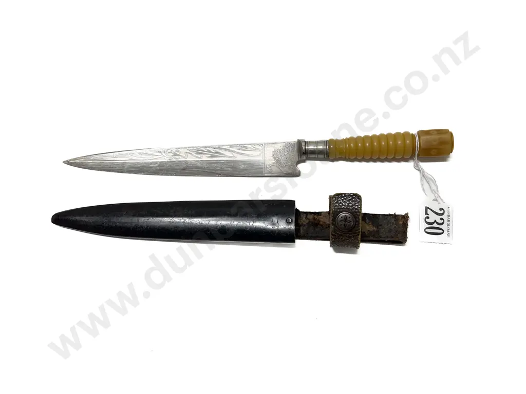 Vintage Stiletto Hunting Knife Image 1++