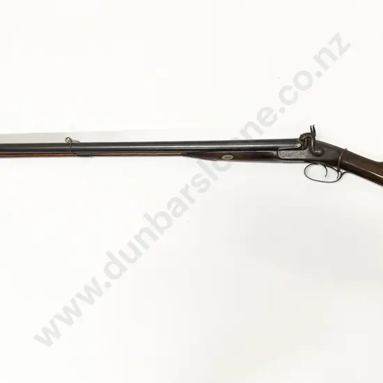 Antique Flintlock Hammer Fire Double Barrel Shotgun
