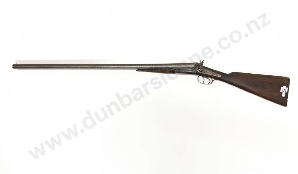 Antique Flintlock Pin Fire Double Barrel Shotgun Image 1++