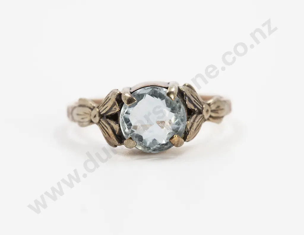 9ct Single Topaz Dress Ring Image 1++