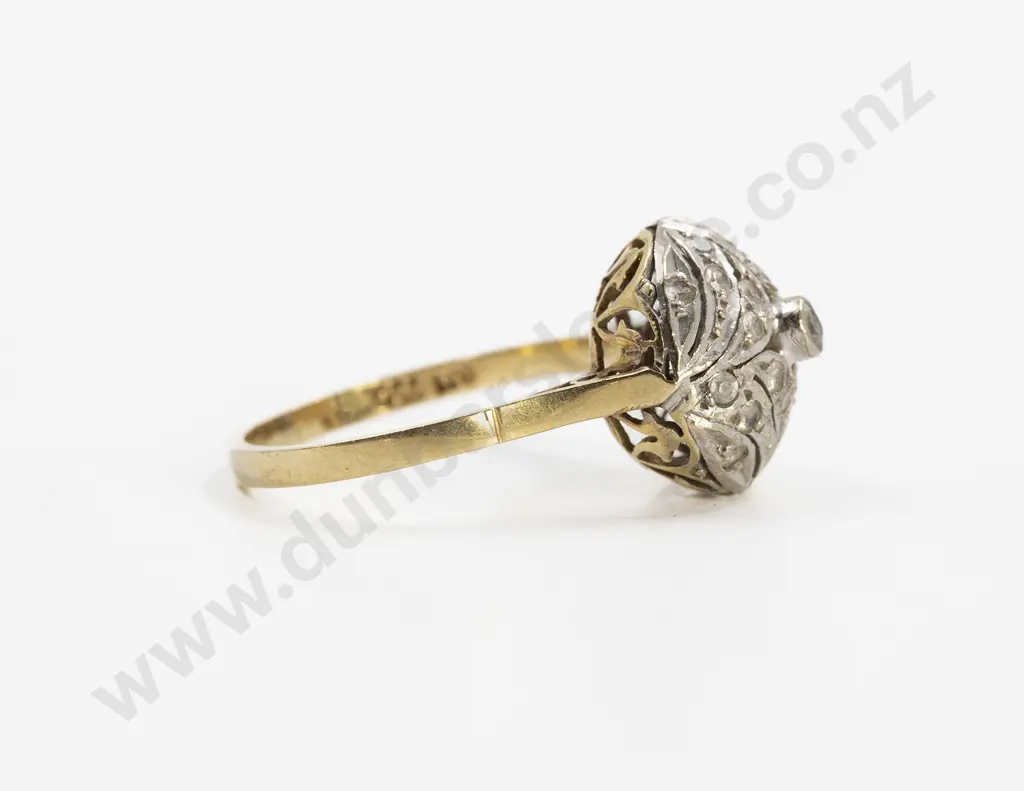 18ct Spinel Studded Fancy Dome Ring Image 1++