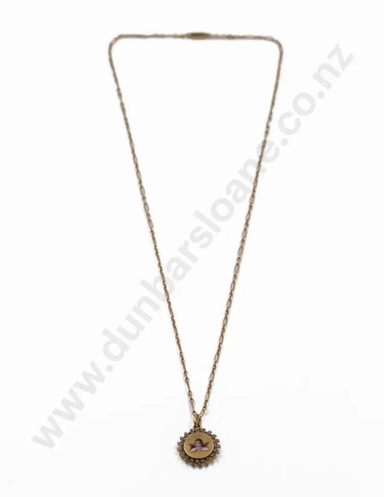 Late C19th 14ct Circlet Pendant/Charm Image 1++