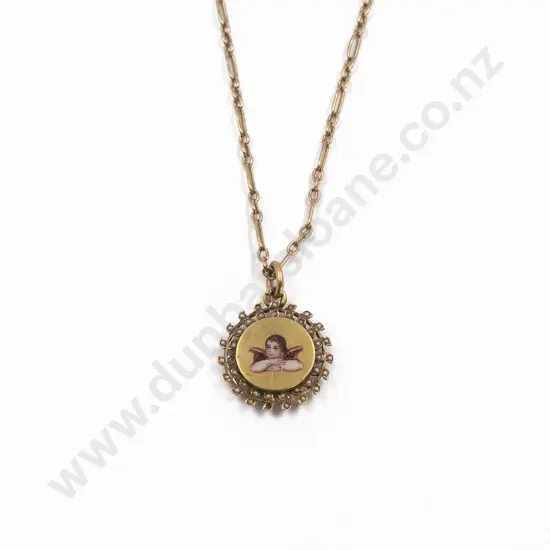Late C19th 14ct Circlet Pendant/Charm