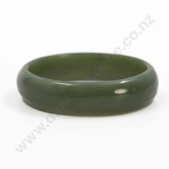 Plain Greenstone Bangle