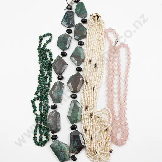 Four Bead Necklaces