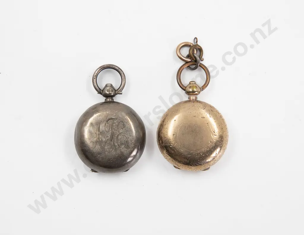 Edwardian Gold Plated Sovereign Case and S/S Case Image 1++