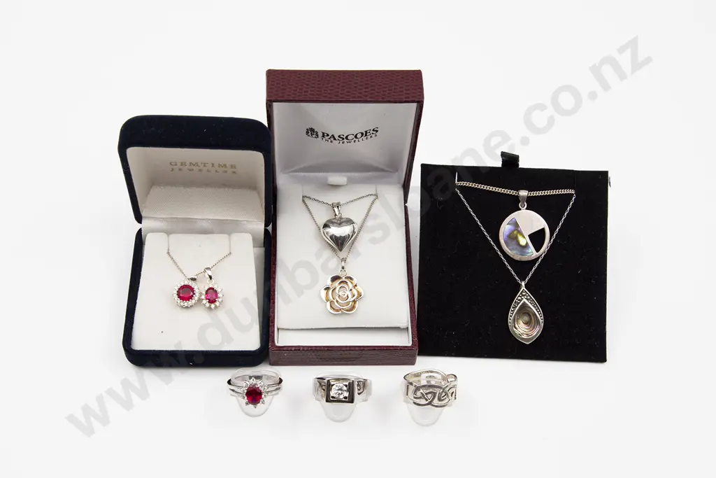 As New Silver & Crystal Jewellery Image 1++