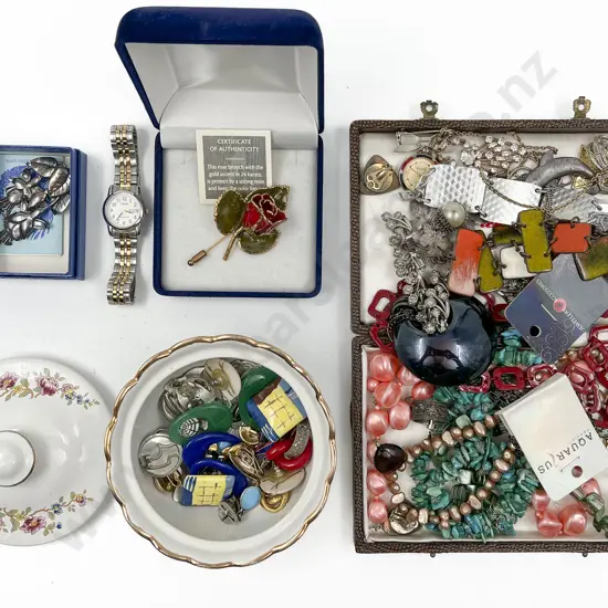 Qty Vintage Assorted Costume Jewellery