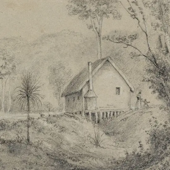 William Swainson (1789 - 1855) - Kitchen and Dining Room Hawkshead