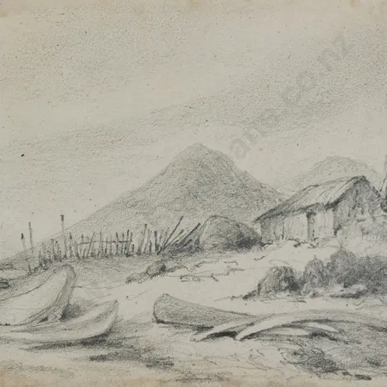 William Swainson (1789 - 1855) - Deserted Whalers Hut