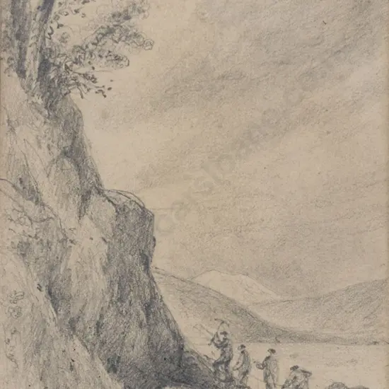William Swainson (1789 - 1855) - Tararua Mountain from the Wellington Road