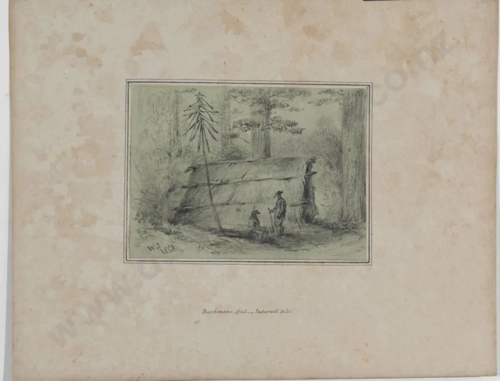 William Swainson (1789 - 1855) - Bushmans Hut Pakurati Hillls Image 1++