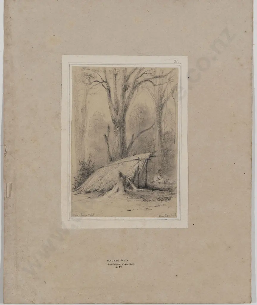 William Swainson (1789 - 1855) - Maurie Hutt - Hawkeshead River Hutt NZd Image 1++