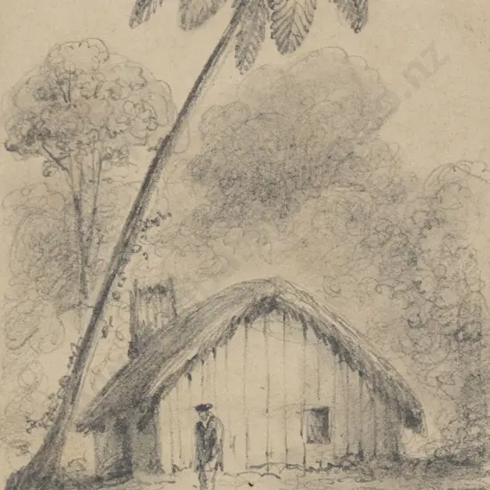 William Swainson (1789 - 1855) - Barnetts Cottage - G'Black Fern