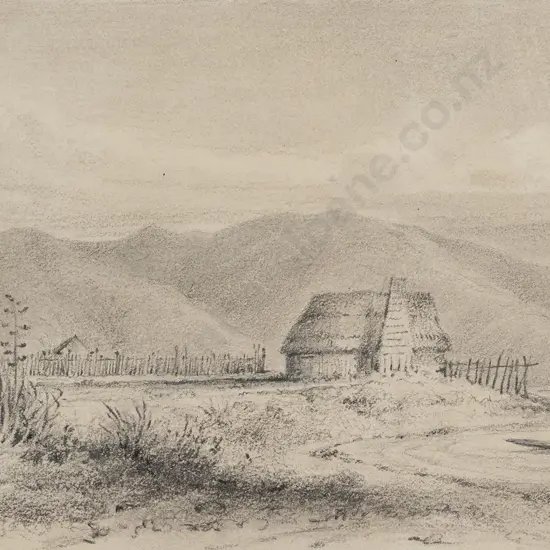 William Swainson (1789 - 1855) - E'Puni's Pah Petoni Beach NZd