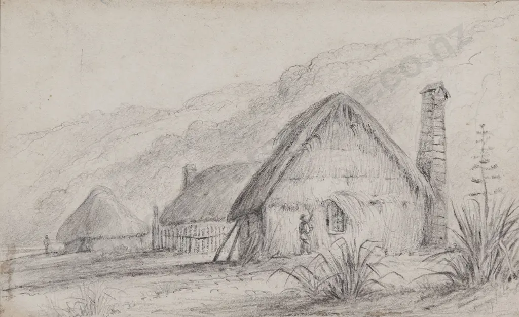 William Swainson (1789 - 1855) - Original Cottages of the First Settlers Image 1++