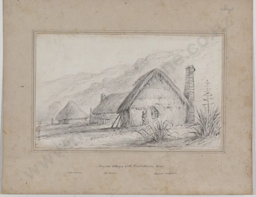 William Swainson (1789 - 1855) - Original Cottages of the First Settlers Image 1++
