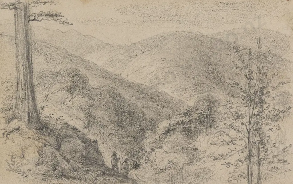 William Swainson (1789 - 1855) - Road Across the Mountains Image 1++