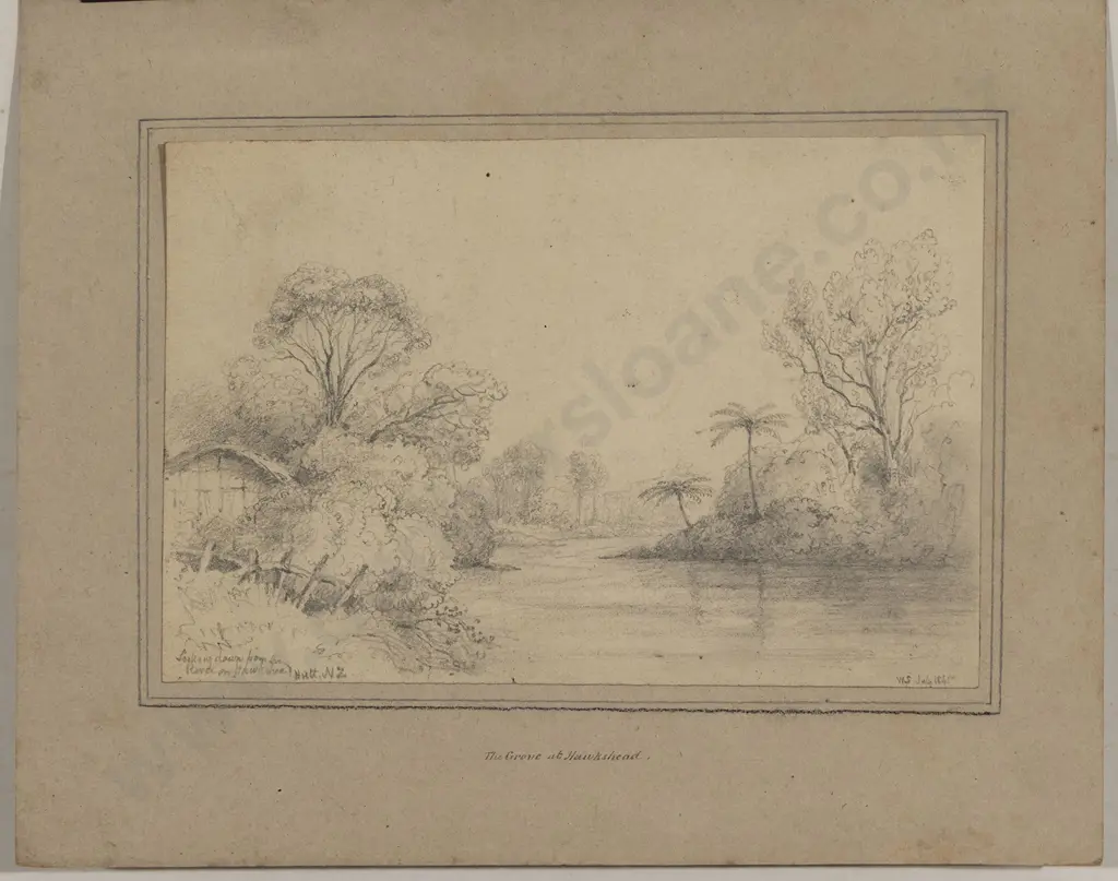William Swainson (1789 - 1855) - The Grove at Hawkeshead Image 1++