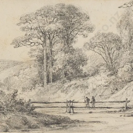 William Swainson (1789 - 1855) - Bridge Over Pakaratiki River