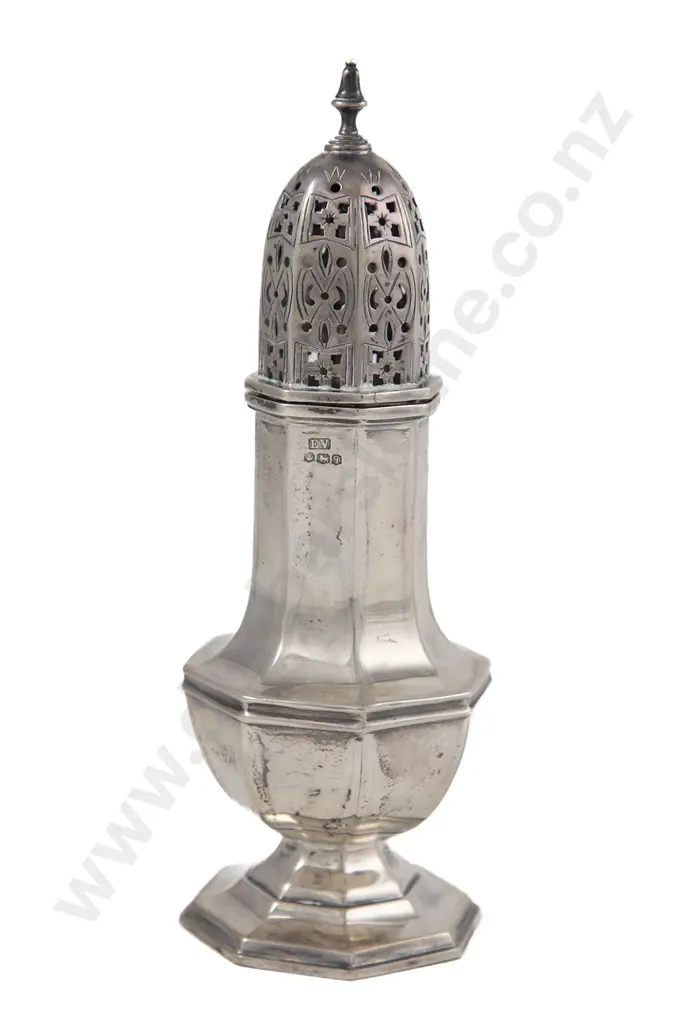 Geo V S/S Sugar Caster Image 1++