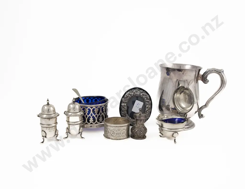 Composed S/S 3 Piece Circular Cruet Set Image 1++
