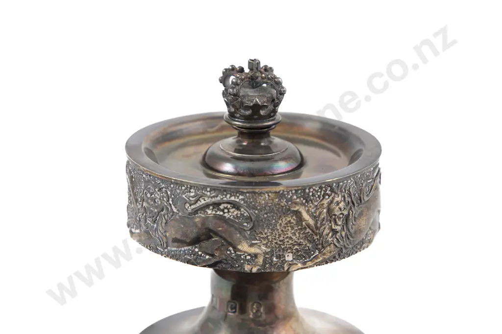 Rare Garrard & Co S/S Gilt 1977 Silver Jubilee Commemorative 5 Piece Cruet Set Image 1++