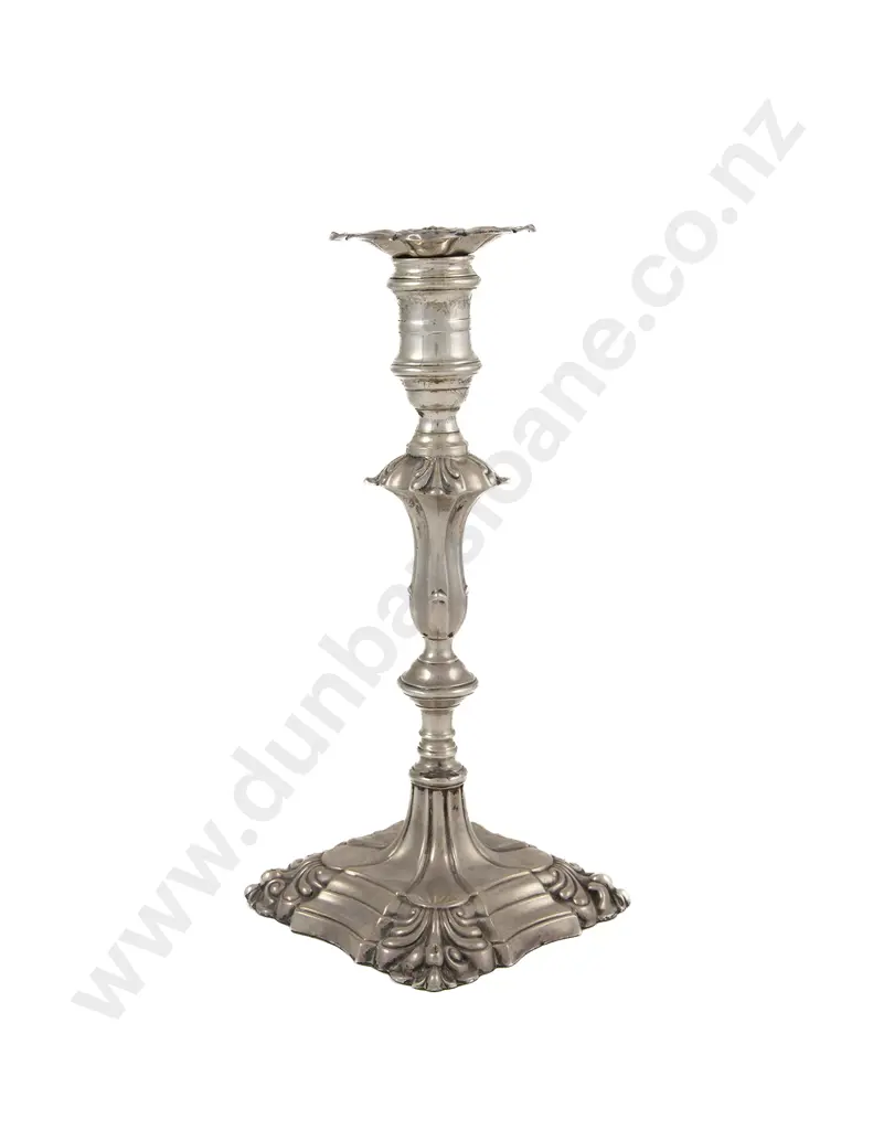 Edw VII S/S Candlestick Image 1++