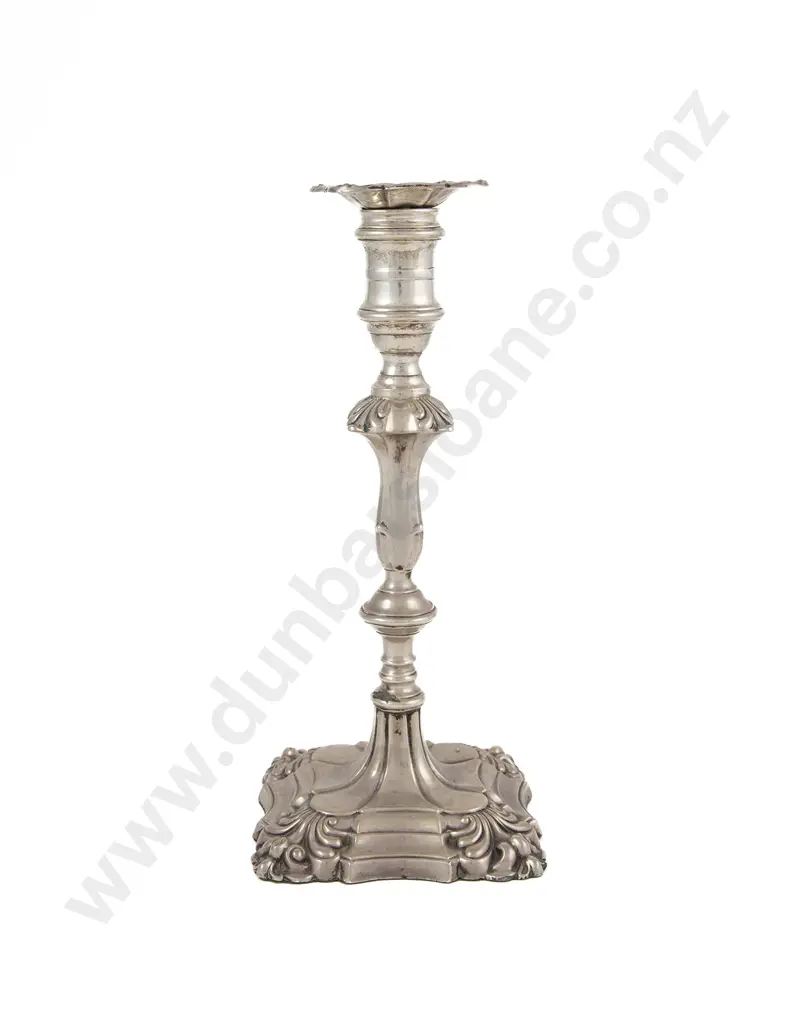 Edw VII S/S Candlestick Image 1++