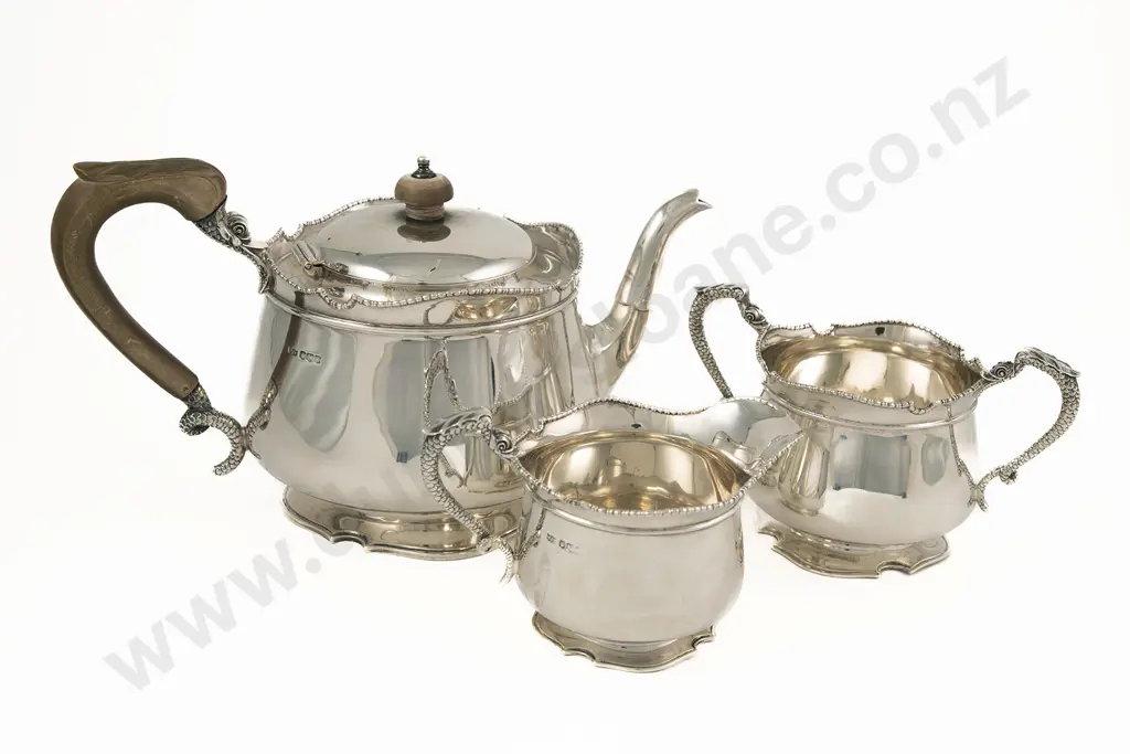 Geo V S/S 3 Piece Batchelors Teaset Image 1++