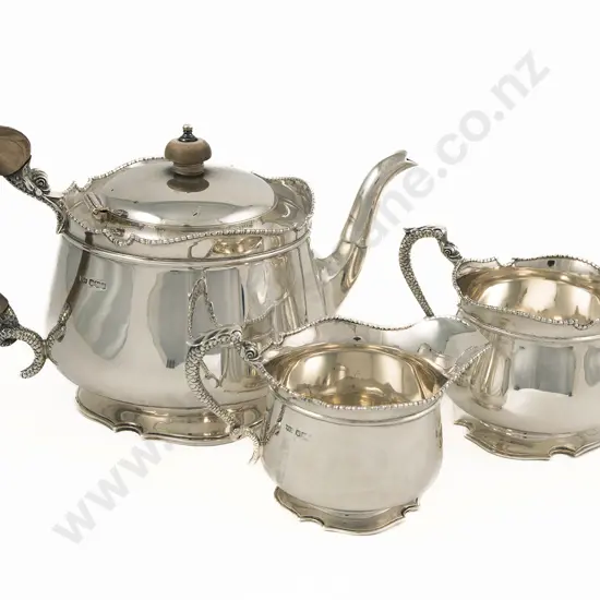 Geo V S/S 3 Piece Batchelors Teaset