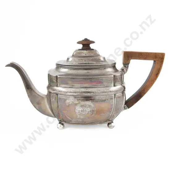 Geo III S/S Teapot