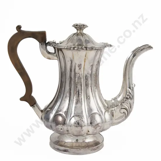 C19th Sheffield Plate Coffee Pot