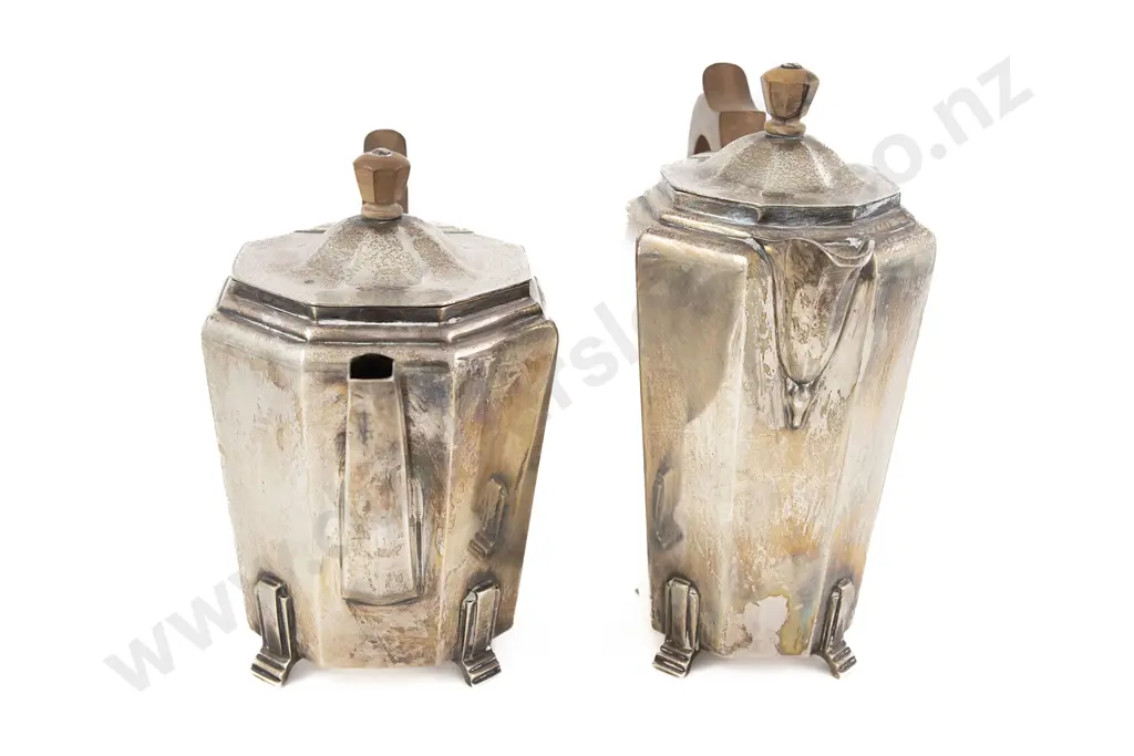 Art Deco S/S 4 Piece Tea & Coffee Set Image 1++