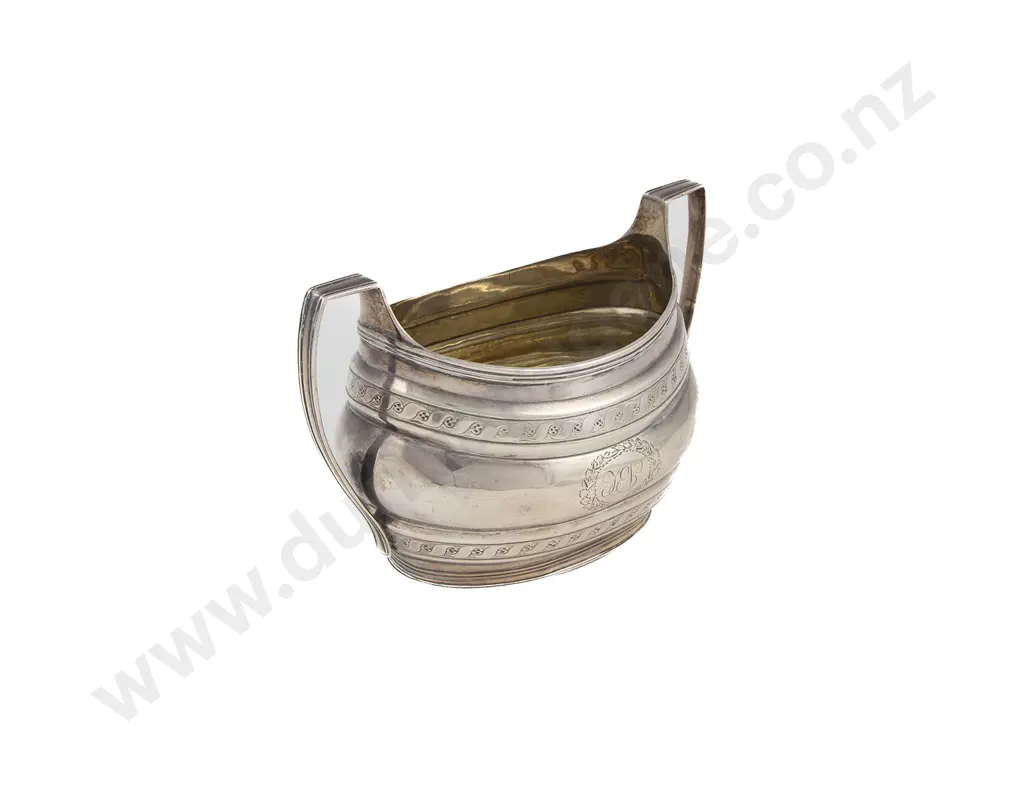 Geo III S/S Two Handled Sugar Bowl Image 1++