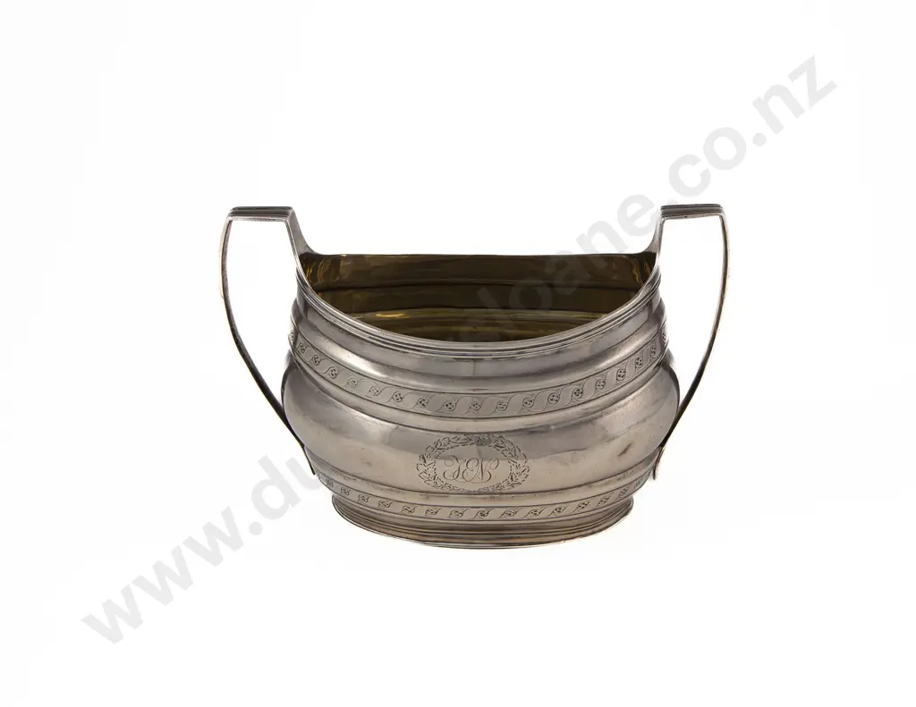 Geo III S/S Two Handled Sugar Bowl Image 1++
